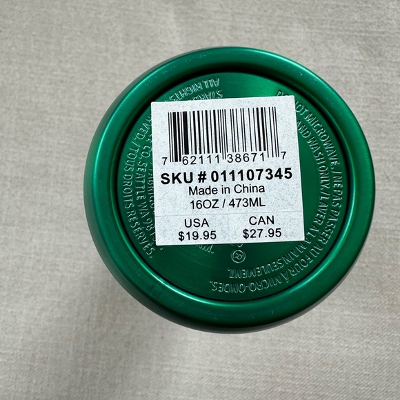 starbucks thermos tumbler-green new confetti - Picture 2 of 4